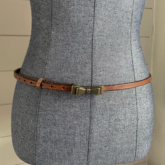 Ann Taylor Accessories - Belt with Gold Bow